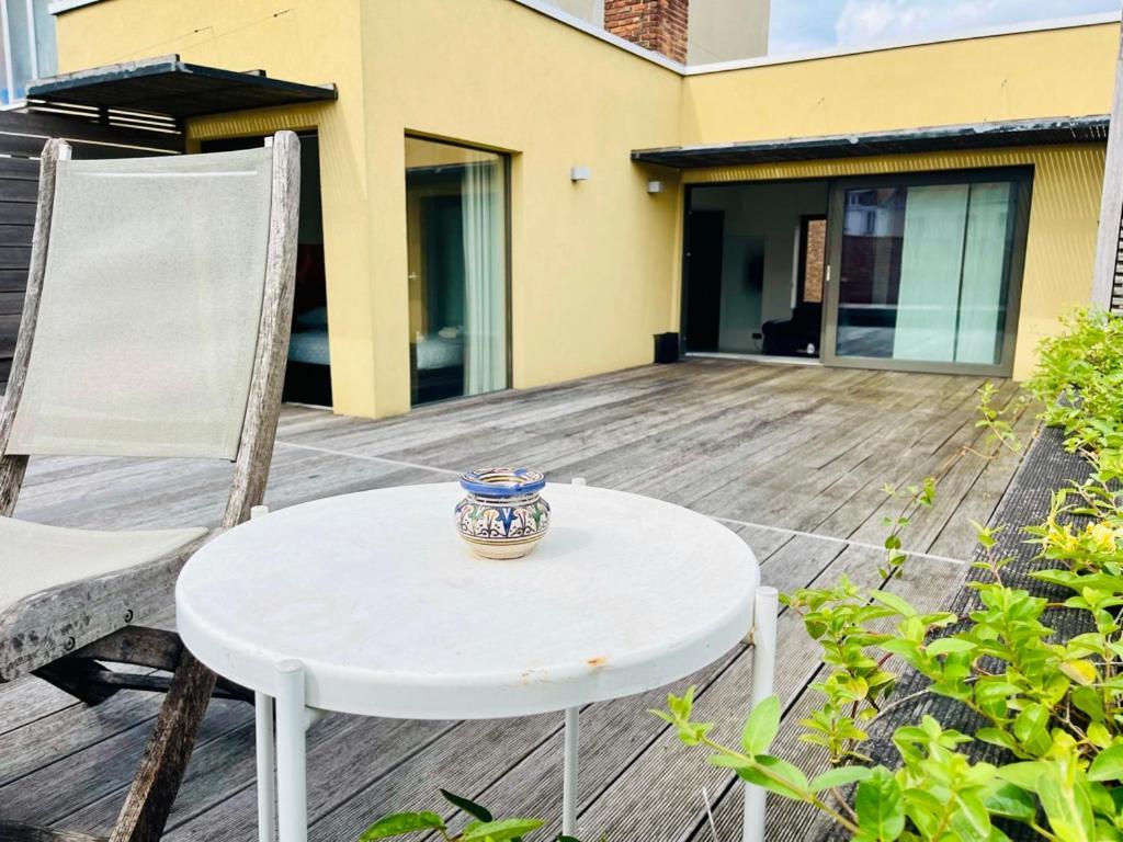 Down Town Penthouse With Private Parking Apartment Brussels Ngoại thất bức ảnh